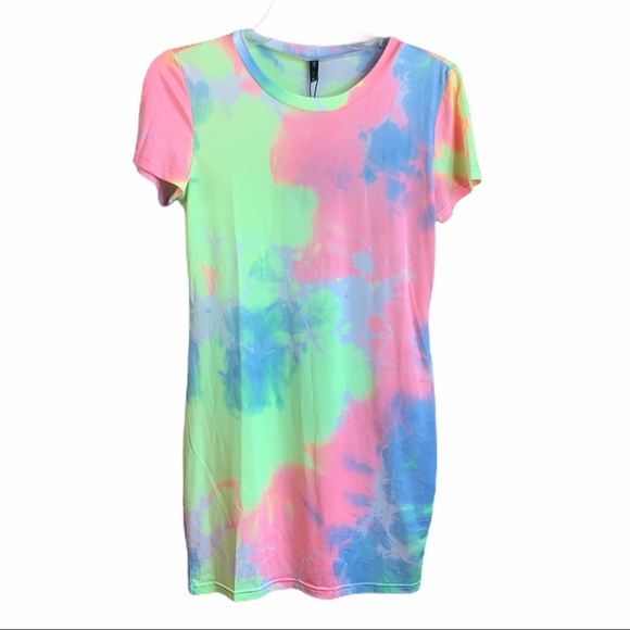 Zaful Dresses & Skirts - ZAFUL Tie Dye Bodycon Mini Dress Size L